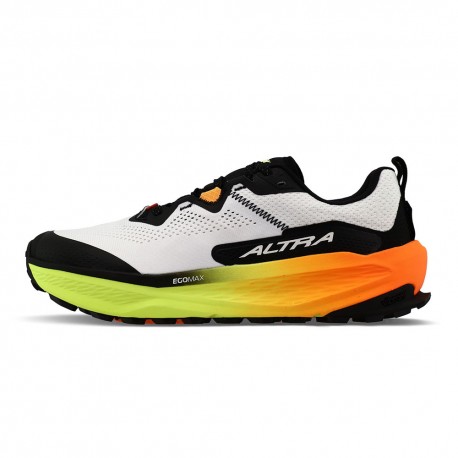 Altra Olympus 7 Bianco Nero Arancio - Scarpe Trail Running Uomo