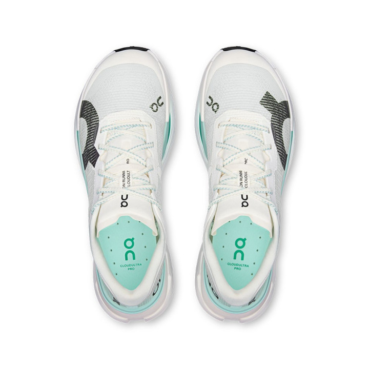 On Cloudultra Pro Ivory Celeste - Scarpe Trail Running Uomo