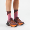 Salomon Ultra Glide 4 Huckleberry Nero Rosso Arancio - Scarpe Trail Running Donna