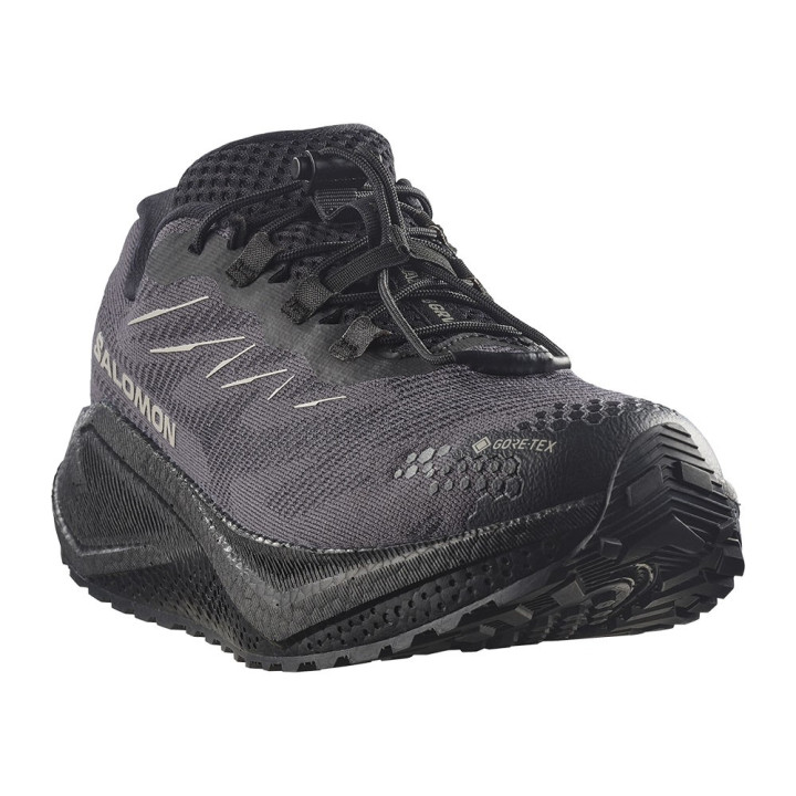 Salomon Aero Blaze 4 Grvl Gtx Nero Nero Paloma - Scarpe Trail Running Uomo