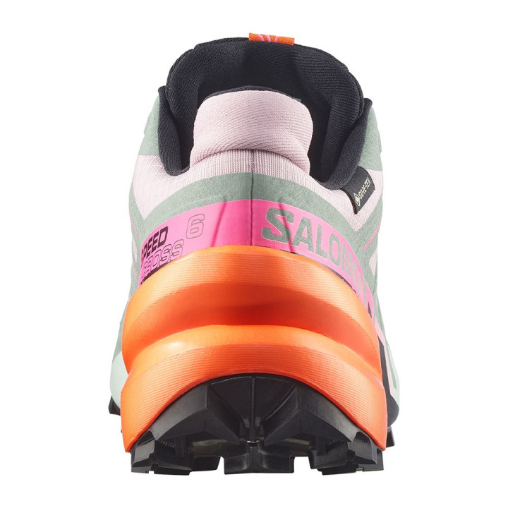 Salomon Speedcross 6 GORE-TEX Nero Verde Milieu Dragon - Scarpe Trail Running Donna