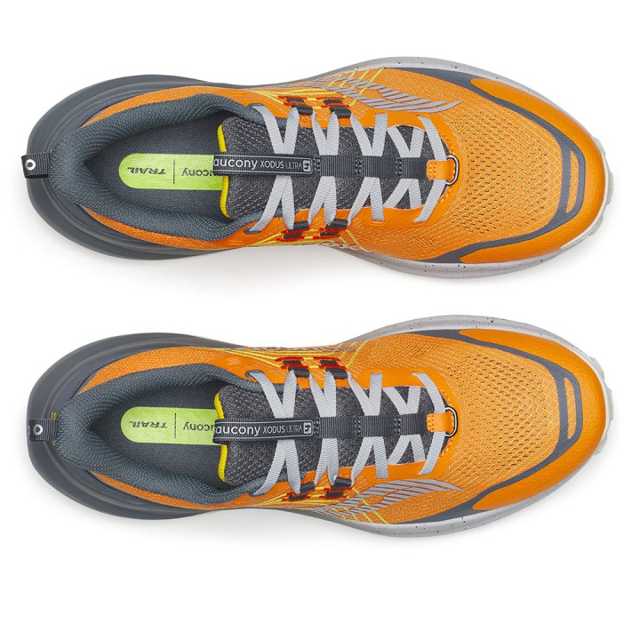 Saucony Xodus Ultra 4 Fuego Carbon - Scarpe Trail Running Uomo