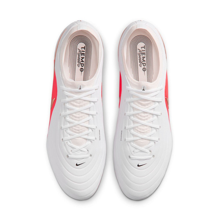 Nike Tiempo Maestro Elite Fg Bianco Rosso Oro - Scarpe Da Calcio Uomo