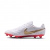 Nike Tiempo Ligera Pro Fg Bianco Rosso Oro - Scarpe Da Calcio Uomo