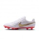 Nike Tiempo Ligera Pro Fg Bianco Rosso Oro - Scarpe Da Calcio Uomo