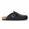 Birkenstock Boston Nero Oiled Lea Nero - Sandali Uomo