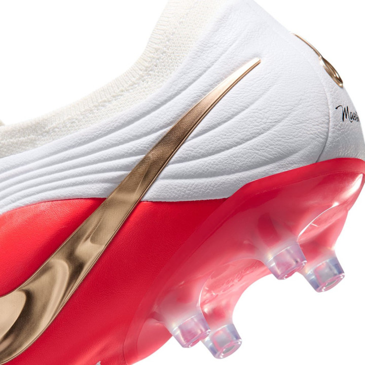 Nike Tiempo Maestro Elite Ag-Pro Bianco Rosso Oro - Scarpe Da Calcio Uomo