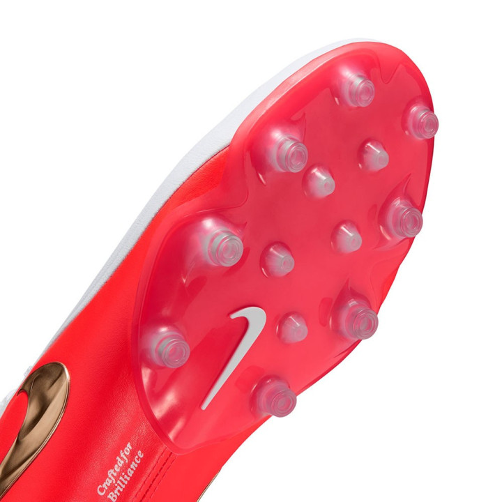 Nike Tiempo Maestro Elite Ag-Pro Bianco Rosso Oro - Scarpe Da Calcio Uomo