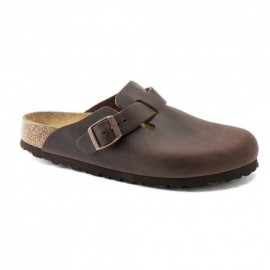 Birkenstock Boston Habana Oiled Lea Moro - Sandali Uomo