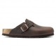 Birkenstock Boston Habana Oiled Lea Moro - Sandali Uomo
