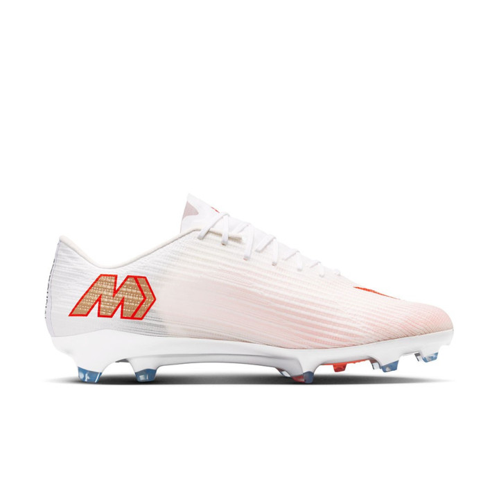 Nike Zoom Superfly 11 Pro Fg Bianco Rosso Oro - Scarpe Da Calcio Uomo