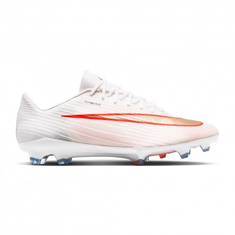 Nike Zoom Superfly 11 Pro Fg Bianco Rosso Oro - Scarpe Da Calcio Uomo