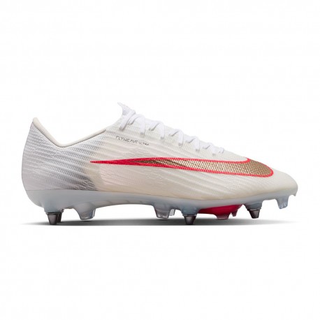 Nike Zoom Superfly 11 Elite Sg-Pro Bianco Rosso Oro - Scarpe Da Calcio Uomo