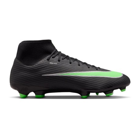 Nike Superfly 11 Acad Fg Mg Nero Verde - Scarpe Da Calcio Uomo