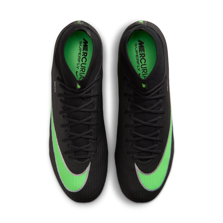 Nike Superfly 11 Acad Fg Mg Nero Verde - Scarpe Da Calcio Uomo