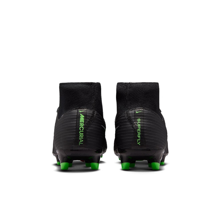 Nike Superfly 11 Acad Fg Mg Nero Verde - Scarpe Da Calcio Uomo