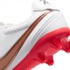 Nike Tiempo Ligera Pro Ag Bianco Rosso Oro - Scarpe Da Calcio Uomo