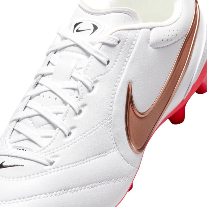 Nike Tiempo Ligera Pro Ag Bianco Rosso Oro - Scarpe Da Calcio Uomo