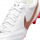 Nike Tiempo Ligera Pro Ag Bianco Rosso Oro - Scarpe Da Calcio Uomo