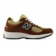 New Balance 2002 Mesh Suede Marrone Ocra - Sneakers Uomo