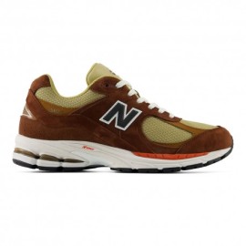 New Balance 2002 Mesh Suede Marrone Ocra - Sneakers Uomo