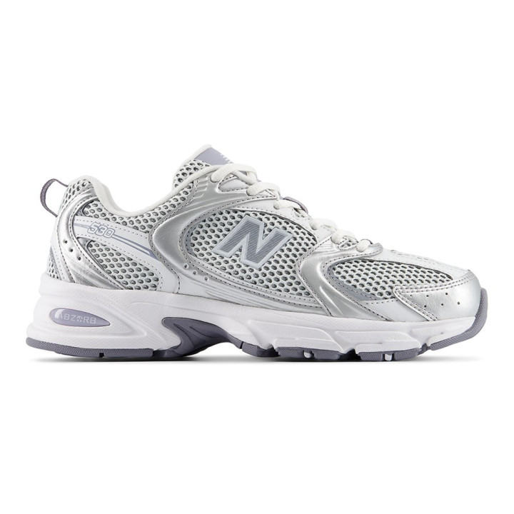 New Balance 530 Mesh Grigio Argento - Sneakers Donna