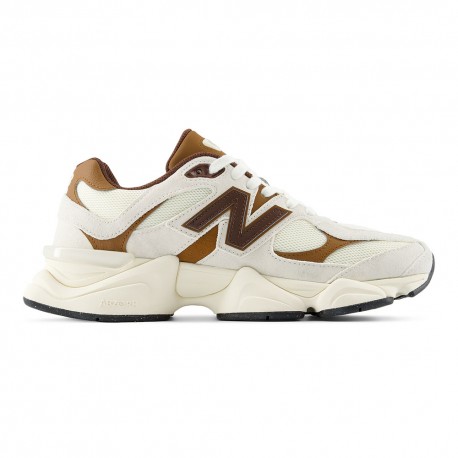 New Balance 9060 Mesh Marrone Bianco - Sneakers Uomo
