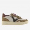 Victoria Seul Lea Bianco Metallic Argento - Sneakers Donna
