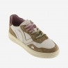 Victoria Seul Lea Bianco Metallic Argento - Sneakers Donna