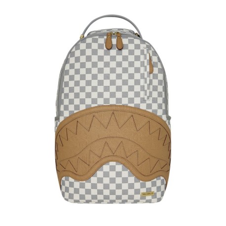 Sprayground Zaino Embossed Check Cream