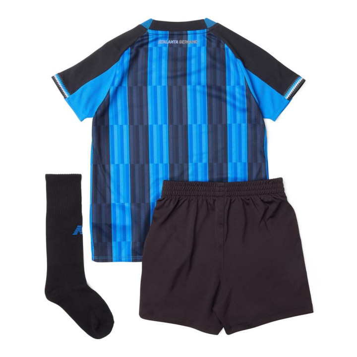 New Balance Completo Calcio Neonato Atalanta Home 26 27 Blu Nero Uomo