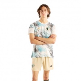 New Balance Maglia Calcio Atalanta Prematch Third 26 27 Beige Nero Uomo