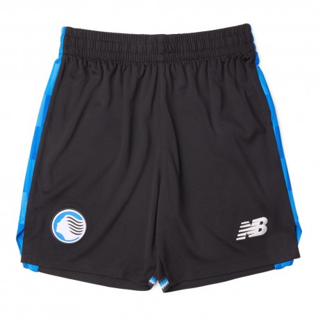 New Balance Pantaloncini Calcio Atalanta Home 26 27 Nero Blu Bambino