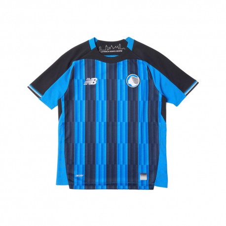 New Balance Maglia Calcio Atalanta Home 26 27 Blu Nero Bambino