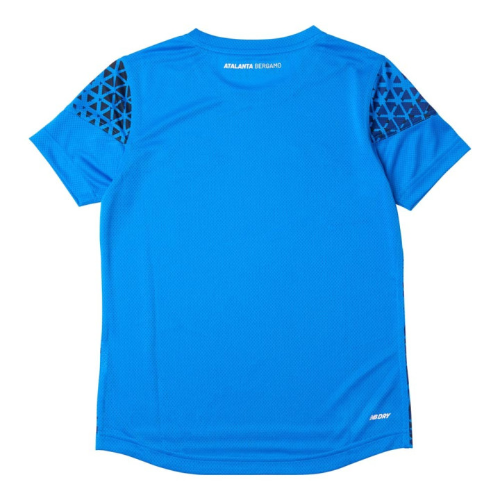 New Balance Maglia Calcio Atalanta Prematch Home 26 27 Blu Nero Bambino