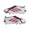 ADIDAS Predator Elite Ft Fg Bianco Rosso - Scarpe Da Calcio Uomo