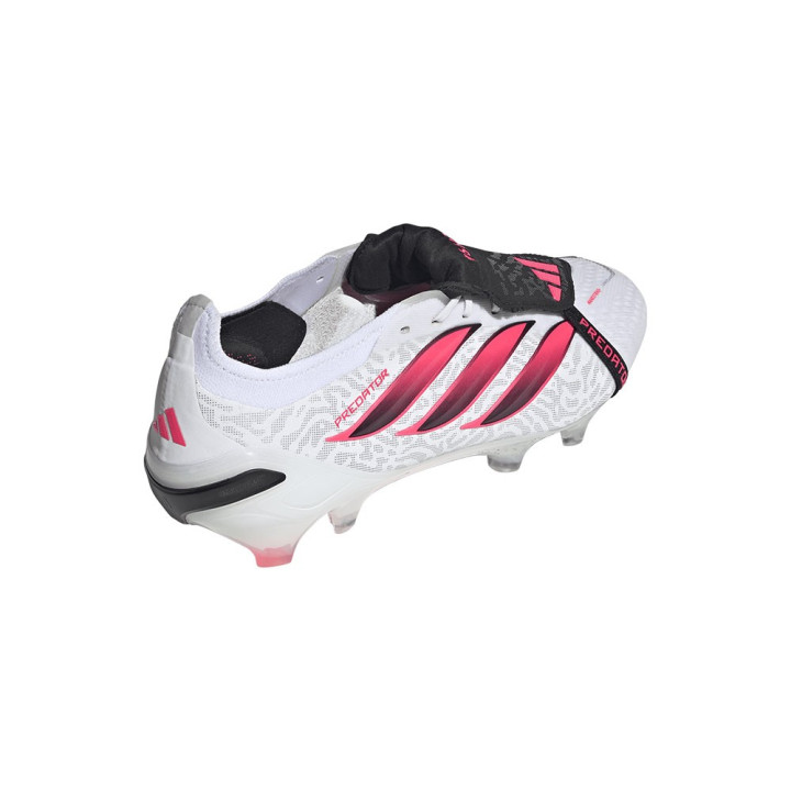 ADIDAS Predator Elite Ft Fg Bianco Rosso - Scarpe Da Calcio Uomo