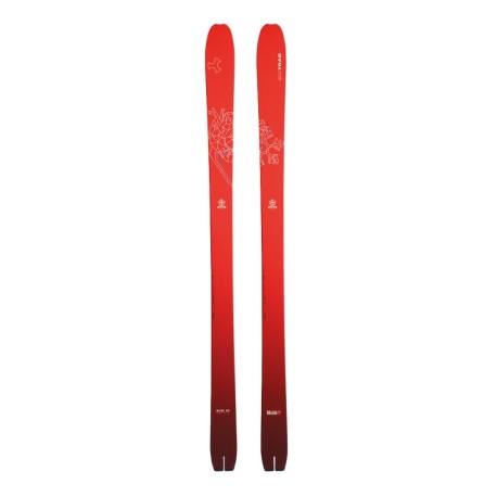 Ski Trab Sci Alpinismo Neve 93 Rosso
