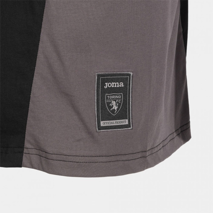 Joma Sport Maglia Maniche Corte Torino 1C1C Nero Granata Bambino