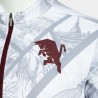 Joma Sport Felpa Torino Pre-Match Away Fz Grigio Granata Uomo