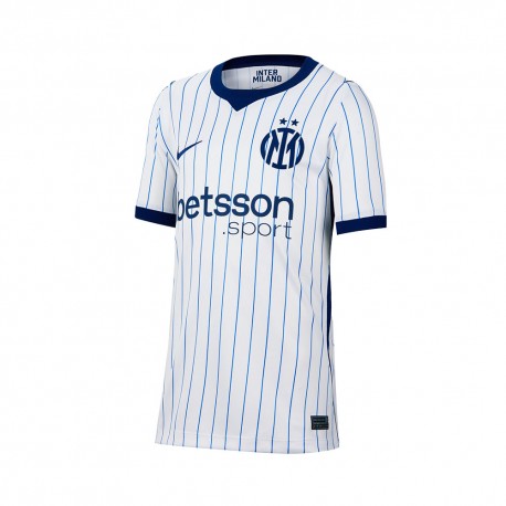 Nike Maglia Calcio Inter Away 26 27 Bianco Blu Bambino