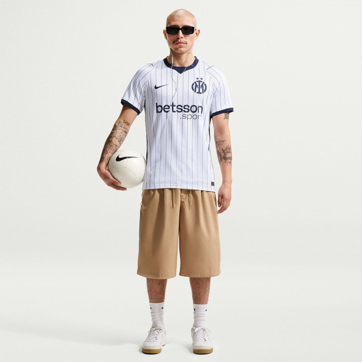Nike Maglia Calcio Inter Away 26 27 Bianco Blu Uomo