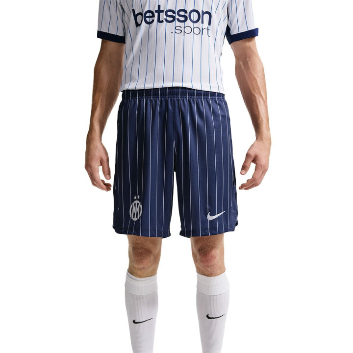 Nike Pantaloncini Calcio Inter Away 26 27 Blu Bianco Uomo