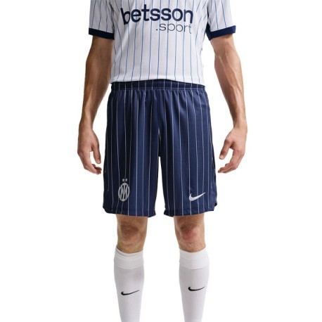 Nike Pantaloncini Calcio Inter Away 26 27 Blu Bianco Uomo