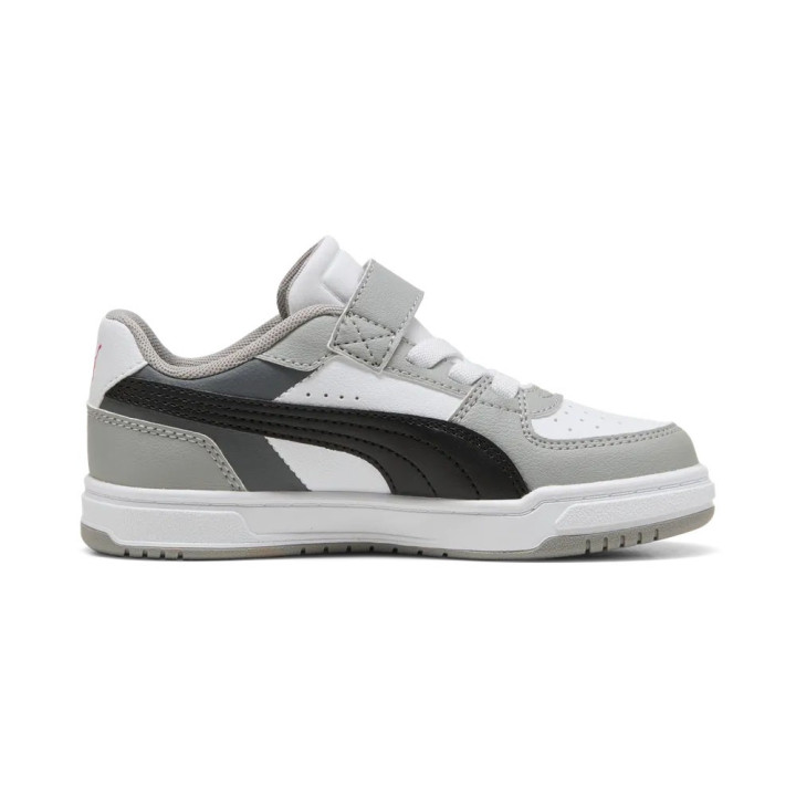 Puma Caven Iiii Ps Bianco Grigio Nero - Scarpe Da Ginnastica Bambino
