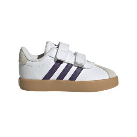ADIDAS Vl Court 3.0 Td Bianco Viola - Sneakers Bambina