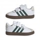 ADIDAS Vl Court 3.0 Td Bianco Verde - Sneakers Bambino