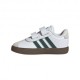 ADIDAS Vl Court 3.0 Td Bianco Verde - Sneakers Bambino