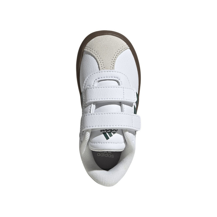 ADIDAS Vl Court 3.0 Td Bianco Verde - Sneakers Bambino