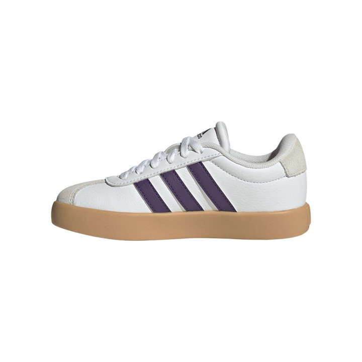 ADIDAS Vl Court 3.0 Gs Bianco Viola - Sneakers Bambina